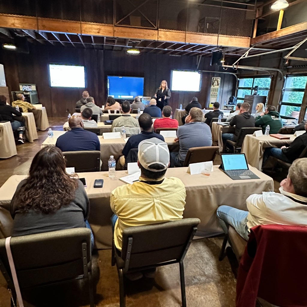 A hands-on AI session with trades operators reviewing performance