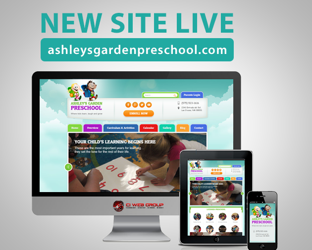 Preschool Website Launch
