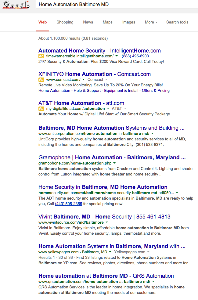Home Automation Baltimore MD