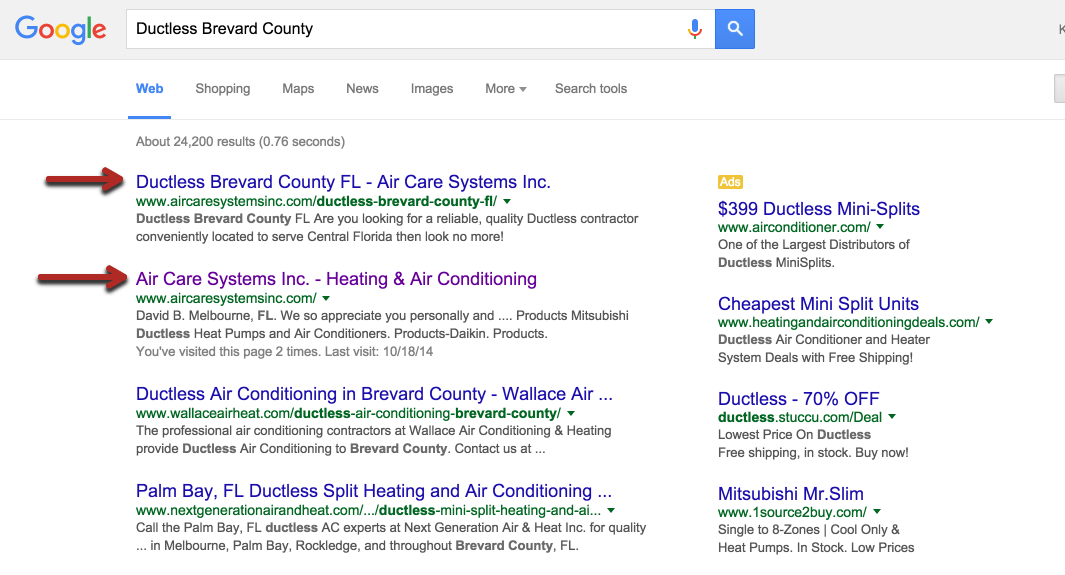 Ductless Brevard County