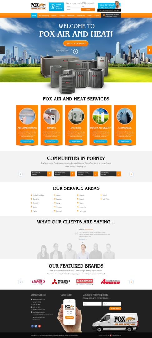 HVAC Web Design Dallas | HVAC Website Design