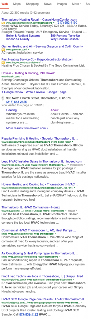 HVAC Thomasboro IL | Hoveln Heating and Cooling INC