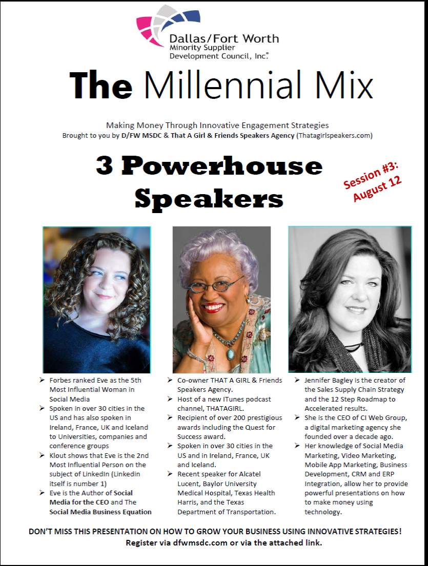 The Millennial Mix Innovation Seminar