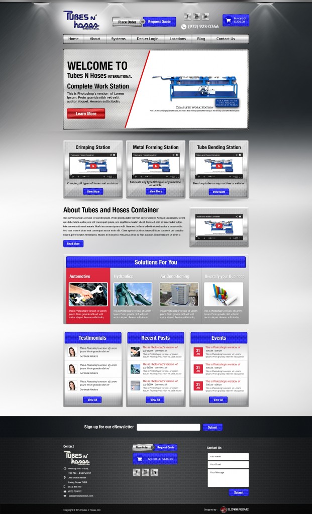 HVAC Website Design by CI Web Group