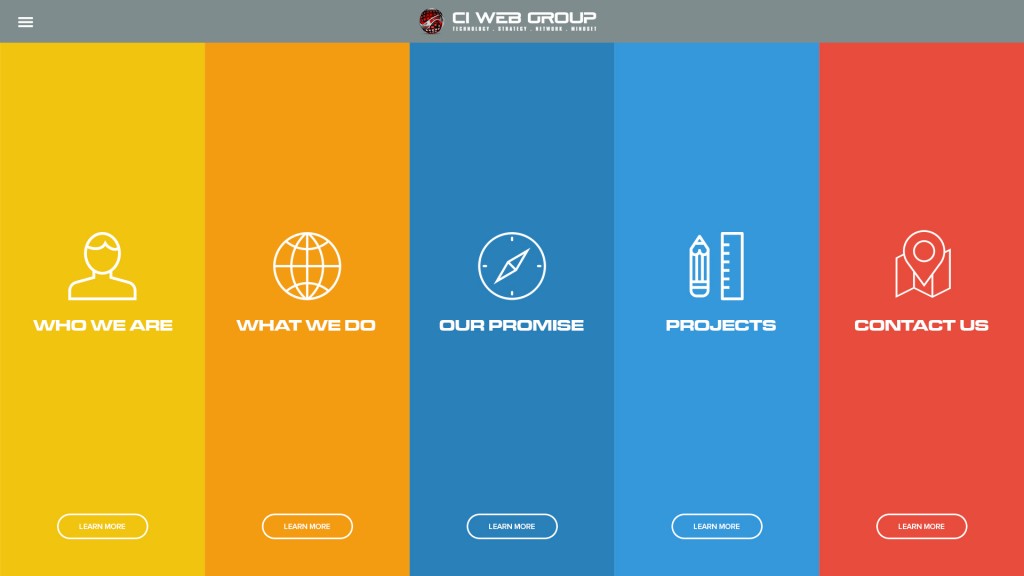CI Web Group Website Design
