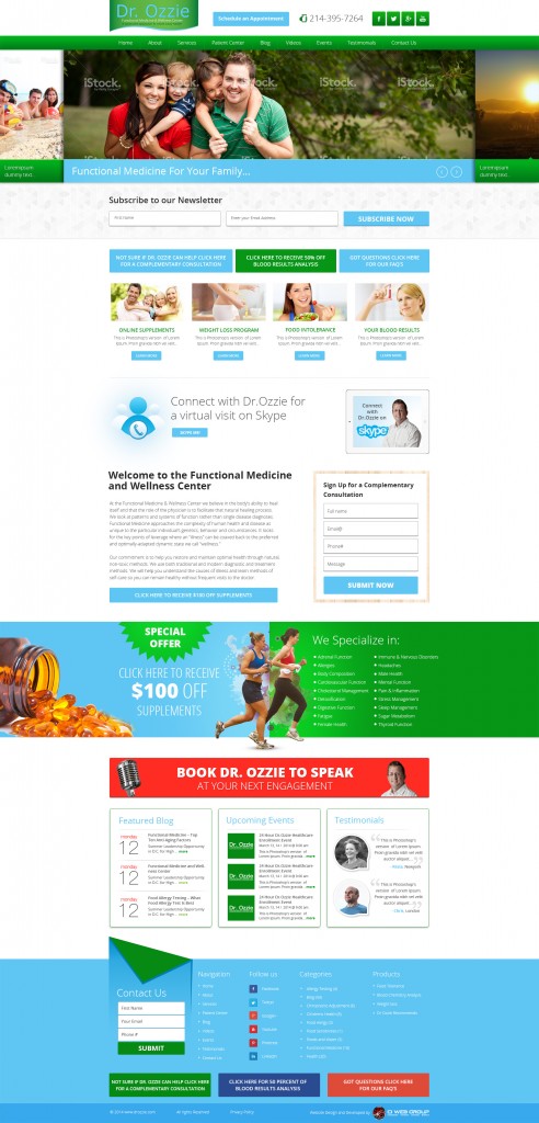 Medical Website Design by CI Web Group