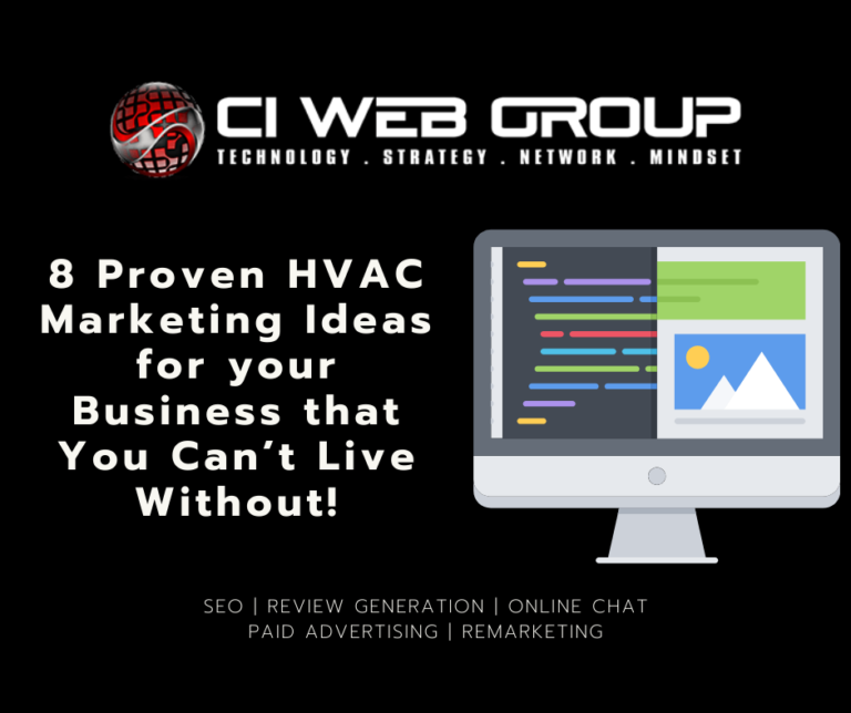 8 Proven HVAC Marketing Ideas for your Business that You Can't Live Without | CI Web Group