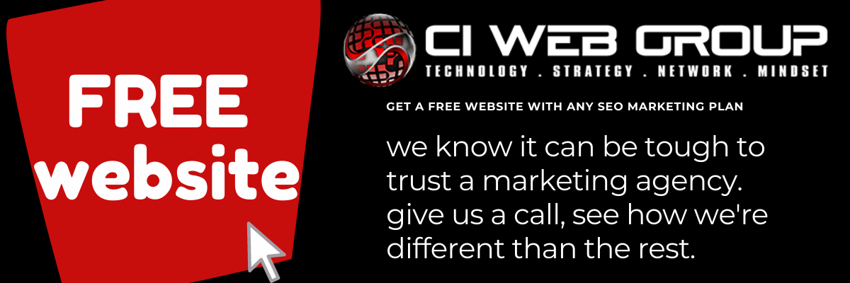 Get a free website with plumbing marketing | CI Web Group