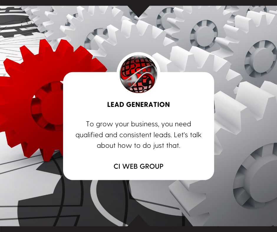 Lead Generation webinar graphic | CI Web Group