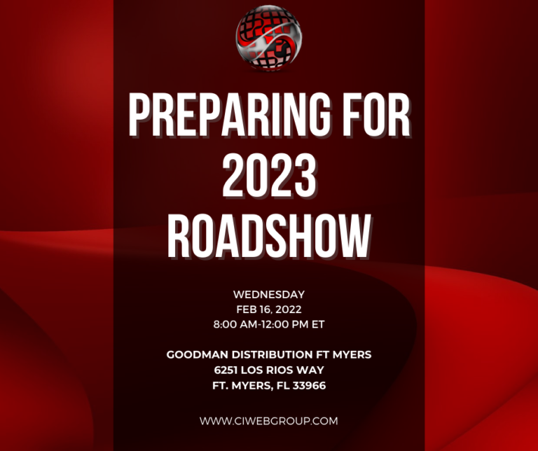Preparing for 2023 Goodman Workshop in Ft. Myers, FL